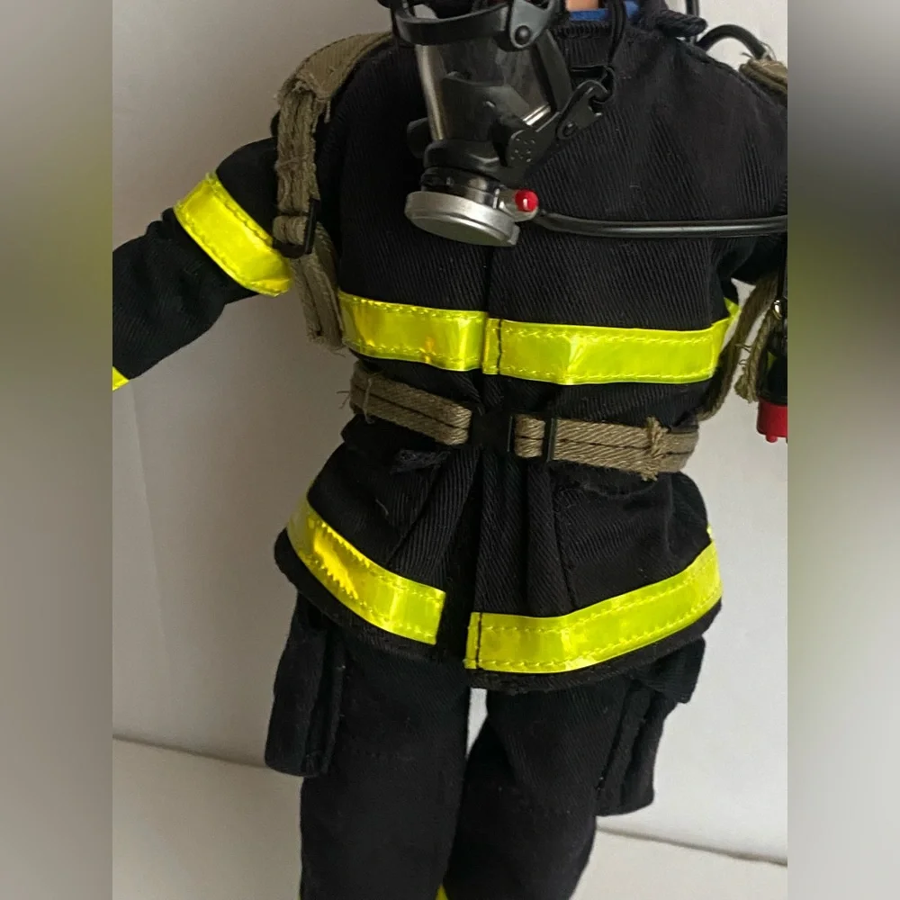 Real Hero’s FDNY Fire Zone Firefighter 12” action figure 9/11 New York City 2001